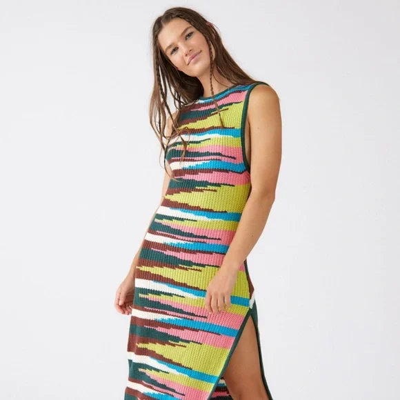 UO Simone Sweater Midi Dress M/L - Picture 6 of 9